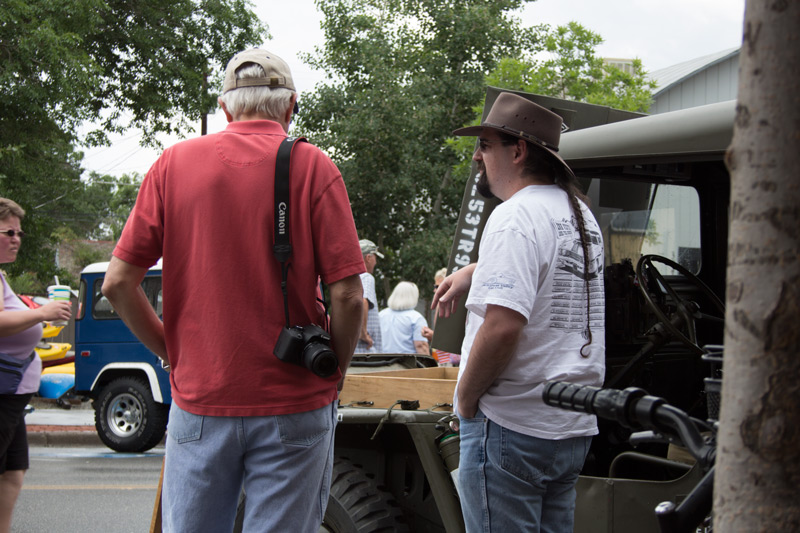 At the Mountain Mania carshow in Buena Vista