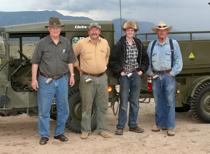 Owen, Mike, Nate, and Greg - the Electro-Willys Team