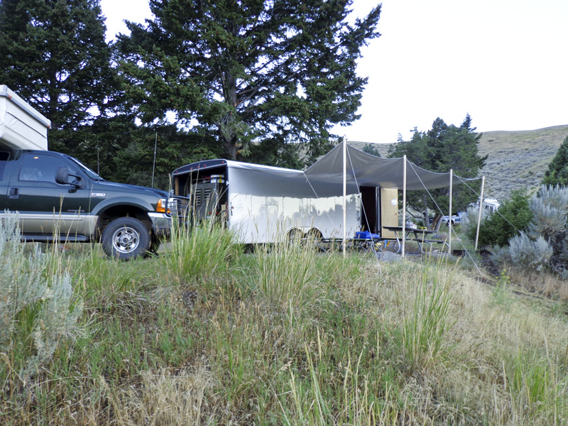 Camp at Yellowstone