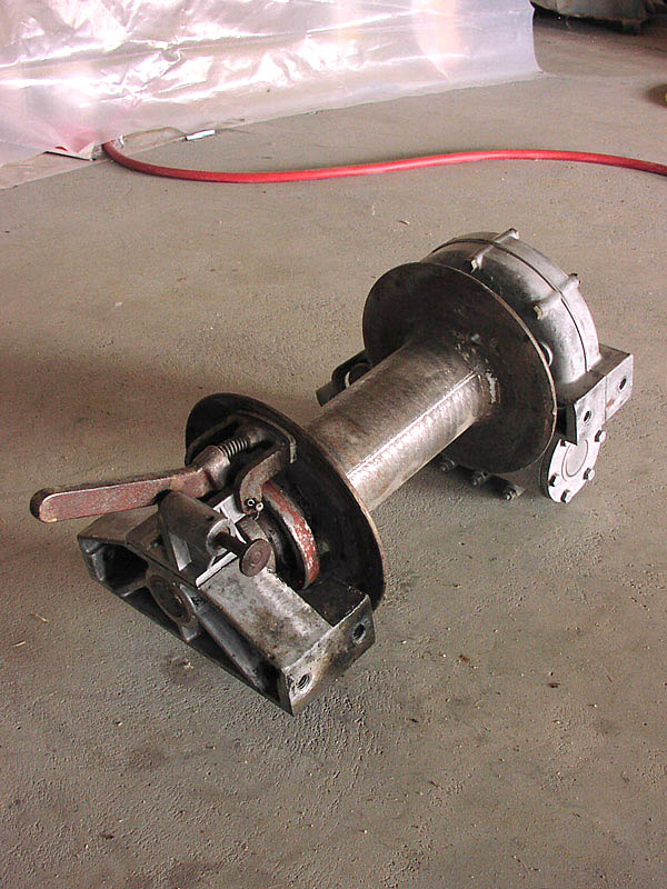 sandblasted winch