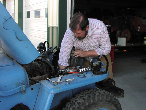 reinstalling the radiator