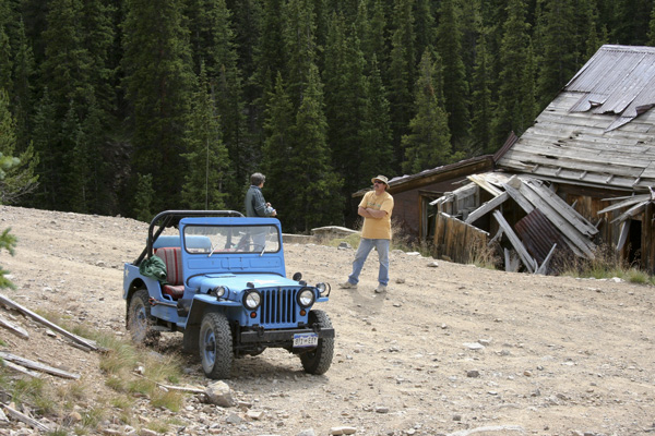 Mine buildings below the Mary Murphy Mine